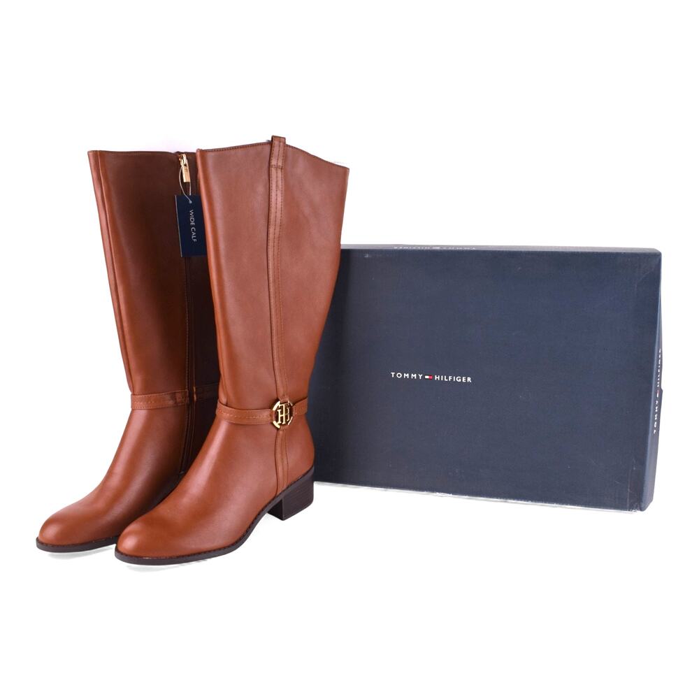 Tommy Hilfiger Brown Ankle Boots - Picture 2 of 8